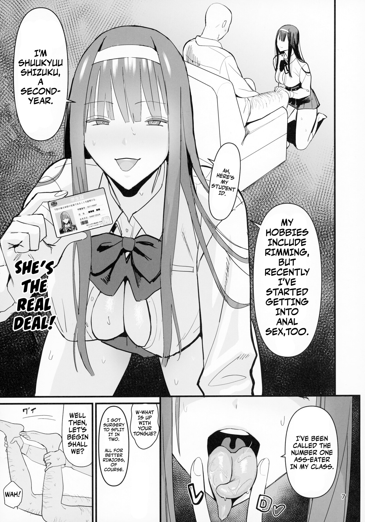 Hentai Manga Comic-FREE RIMJOBS 2-Read-5